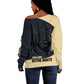 John Lewis Off Shoulder Sweater with Selma Bridge Graphic Civil Rights and Voting Rights Tribute - African Pride