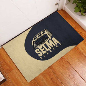 John Lewis Rubber Doormat with Selma Bridge Graphic Civil Rights and Voting Rights Tribute - African Pride
