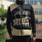 John Lewis Sleeveless Puffer Jacket with Selma Bridge Graphic Civil Rights and Voting Rights Tribute - African Pride