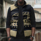 John Lewis Sleeveless Puffer Jacket with Selma Bridge Graphic Civil Rights and Voting Rights Tribute - African Pride