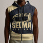 John Lewis Sleeveless Zip Hoodie with Selma Bridge Graphic Civil Rights and Voting Rights Tribute - African Pride