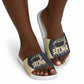 John Lewis Slide Sandals with Selma Bridge Graphic Civil Rights and Voting Rights Tribute - African Pride