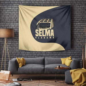 John Lewis Tapestry with Selma Bridge Graphic Civil Rights and Voting Rights Tribute - African Pride