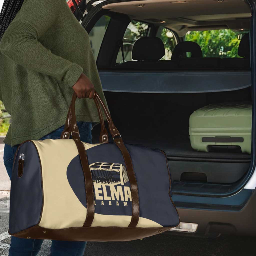 John Lewis Travel Bag with Selma Bridge Graphic Civil Rights and Voting Rights Tribute - African Pride