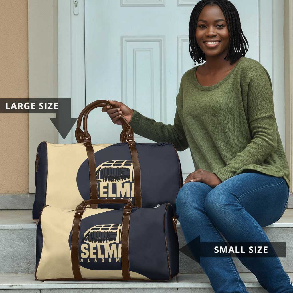 John Lewis Travel Bag with Selma Bridge Graphic Civil Rights and Voting Rights Tribute - African Pride
