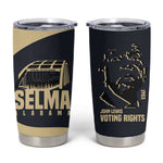 John Lewis Tumbler Cup with Selma Bridge Graphic Civil Rights and Voting Rights Tribute - African Pride