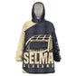 John Lewis Wearable Blanket Hoodie with Selma Bridge Graphic Civil Rights and Voting Rights Tribute - African Pride