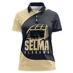 John Lewis Women Polo Shirt with Selma Bridge Graphic Civil Rights and Voting Rights Tribute - African Pride