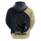 John Lewis Zip Hoodie with Selma Bridge Graphic Civil Rights and Voting Rights Tribute - African Pride