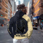 John Lewis Zip Hoodie with Selma Bridge Graphic Civil Rights and Voting Rights Tribute - African Pride