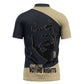 John Lewis Zipper Polo Shirt with Selma Bridge Graphic Civil Rights and Voting Rights Tribute - African Pride