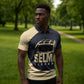 John Lewis Zipper Polo Shirt with Selma Bridge Graphic Civil Rights and Voting Rights Tribute - African Pride