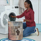 John Lewis Laundry Basket with Freedom Quote Graphic Civil Rights and Legacy Tribute - African Pride