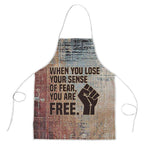 John Lewis Apron with Freedom Quote Graphic Civil Rights and Legacy Tribute - African Pride