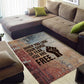 John Lewis Area Rug with Freedom Quote Graphic Civil Rights and Legacy Tribute - African Pride