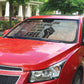John Lewis Auto Sun Shade with Freedom Quote Graphic Civil Rights and Legacy Tribute - African Pride