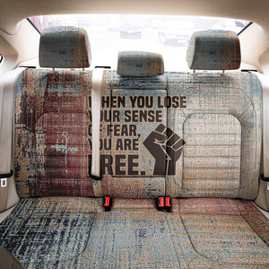 John Lewis Back Car Seat Cover with Freedom Quote Graphic Civil Rights and Legacy Tribute - African Pride