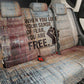John Lewis Back Car Seat Cover with Freedom Quote Graphic Civil Rights and Legacy Tribute - African Pride