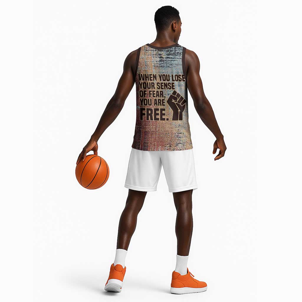 John Lewis Basketball Jersey with Freedom Quote Graphic Civil Rights and Legacy Tribute - African Pride