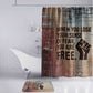 John Lewis Bathroom Set with Freedom Quote Graphic Civil Rights and Legacy Tribute - African Pride