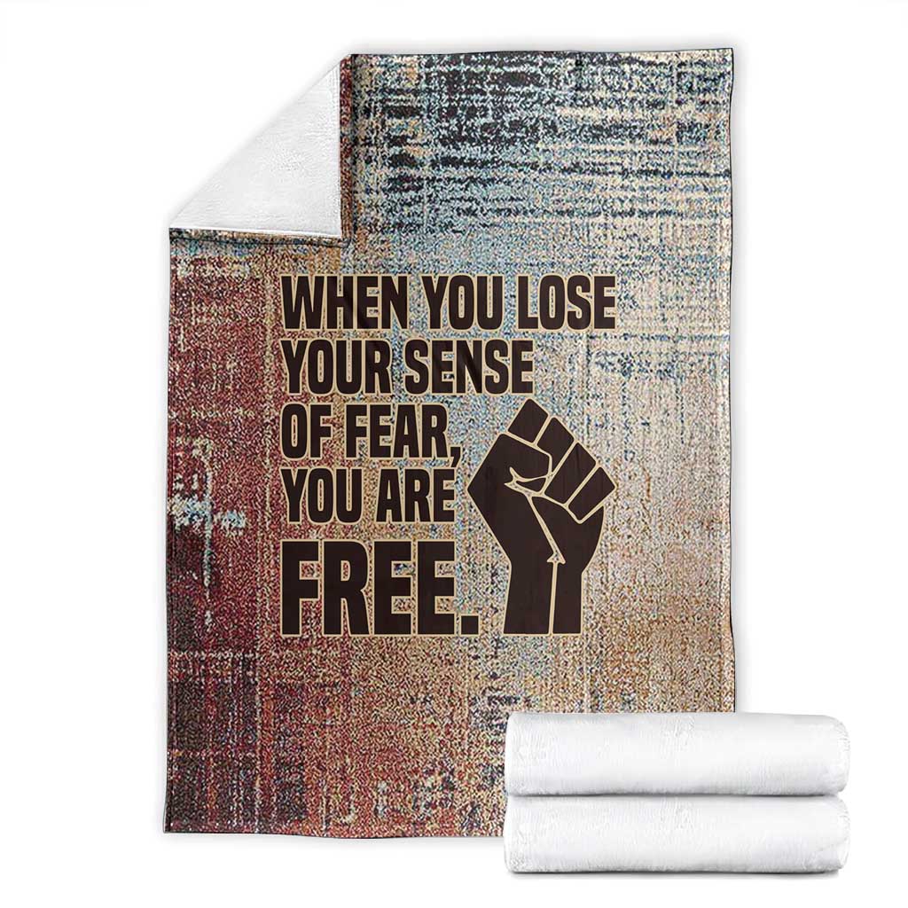 John Lewis Blanket with Freedom Quote Graphic Civil Rights and Legacy Tribute - African Pride