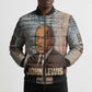 John Lewis Bomber Puffer Jacket with Freedom Quote Graphic Civil Rights and Legacy Tribute - African Pride