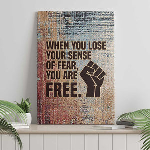 John Lewis Canvas Wall Art with Freedom Quote Graphic Civil Rights and Legacy Tribute - African Pride