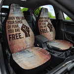 John Lewis Car Seat Cover with Freedom Quote Graphic Civil Rights and Legacy Tribute - African Pride