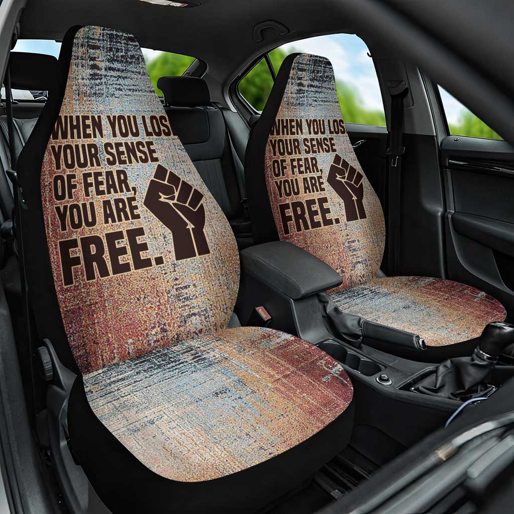 John Lewis Car Seat Cover with Freedom Quote Graphic Civil Rights and Legacy Tribute - African Pride