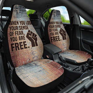 John Lewis Car Seat Cover with Freedom Quote Graphic Civil Rights and Legacy Tribute - African Pride