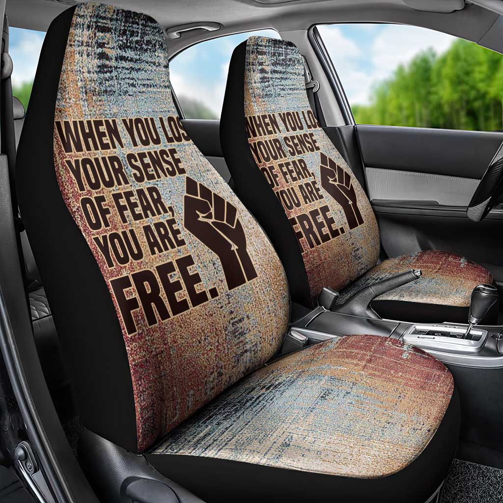John Lewis Car Seat Cover with Freedom Quote Graphic Civil Rights and Legacy Tribute - African Pride