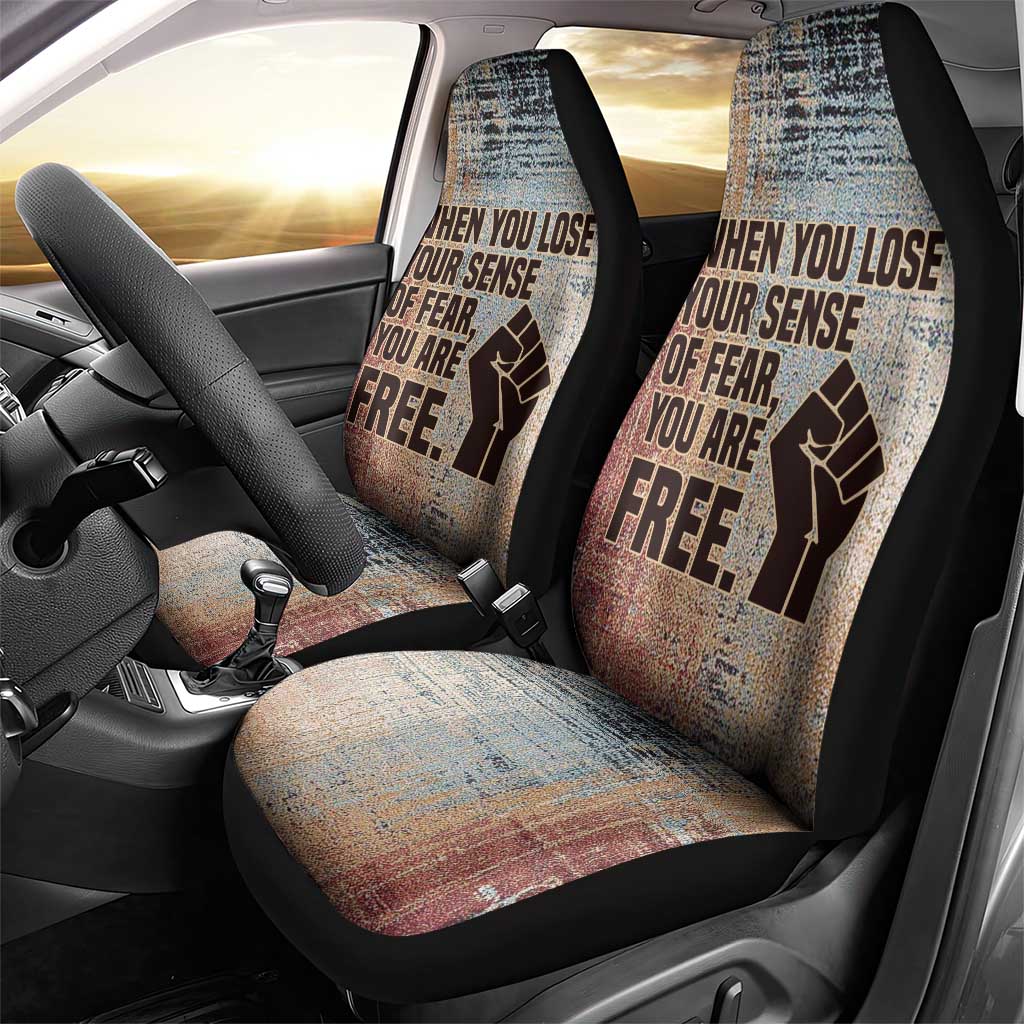 John Lewis Car Seat Cover with Freedom Quote Graphic Civil Rights and Legacy Tribute - African Pride