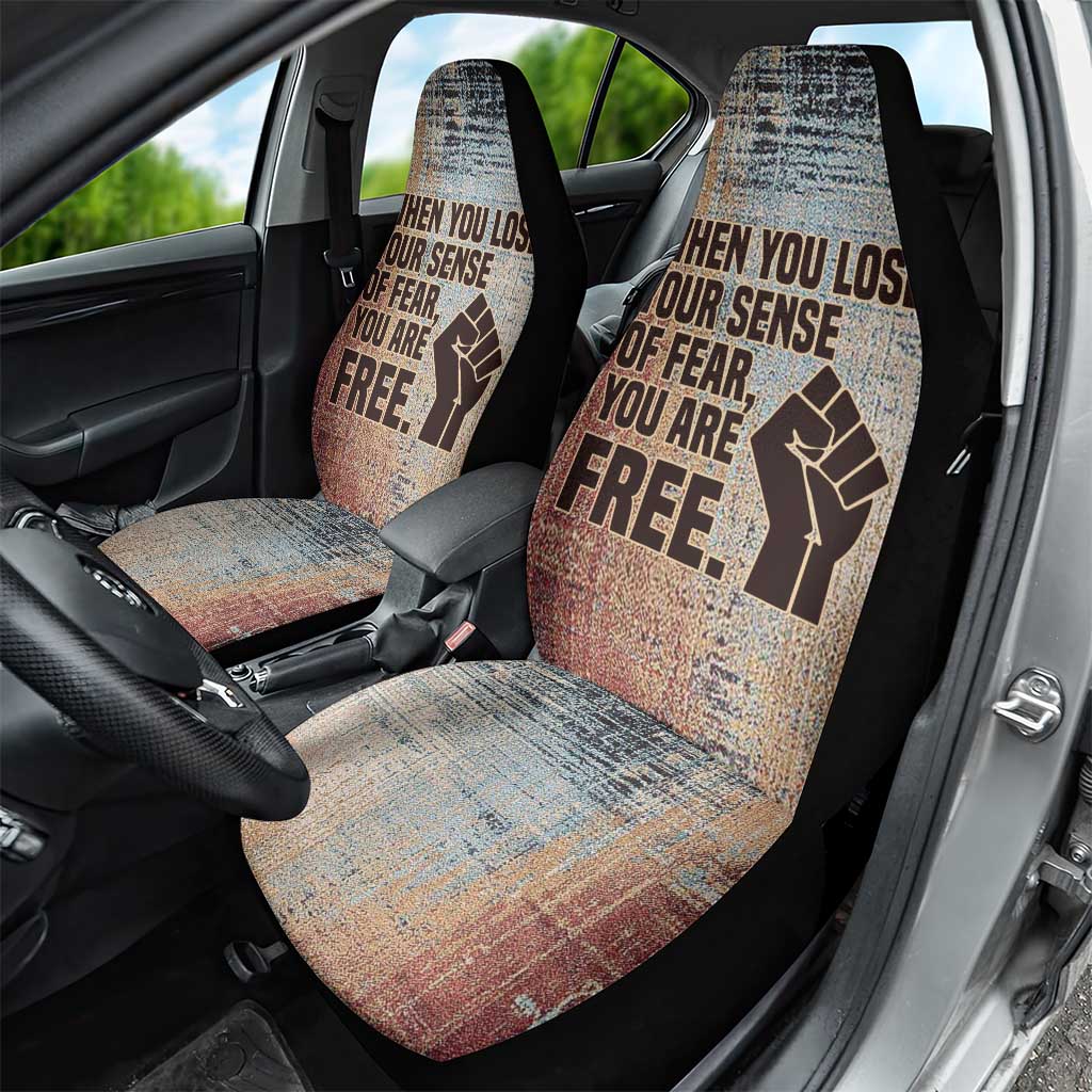 John Lewis Car Seat Cover with Freedom Quote Graphic Civil Rights and Legacy Tribute - African Pride