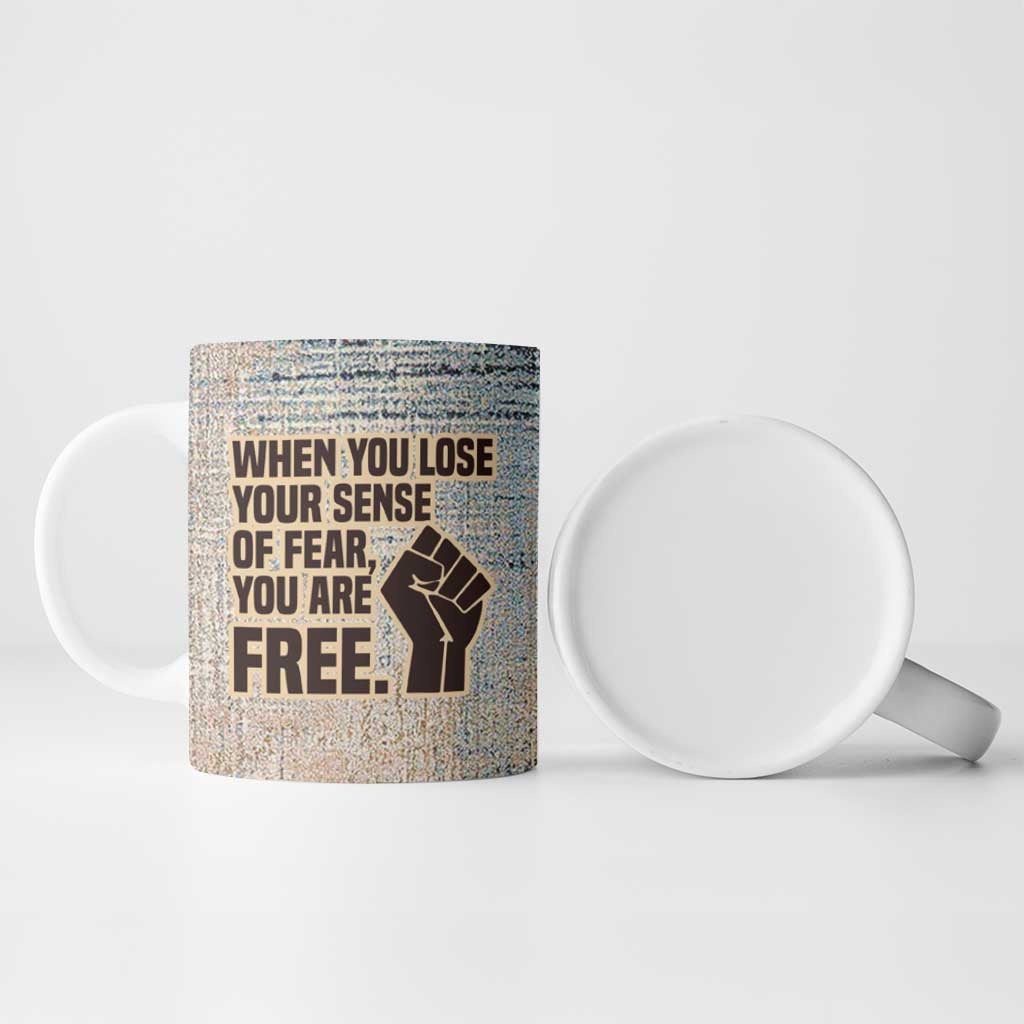John Lewis Ceramic Mug with Freedom Quote Graphic Civil Rights and Legacy Tribute - African Pride