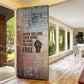 John Lewis Door Cover with Freedom Quote Graphic Civil Rights and Legacy Tribute - African Pride