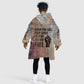 John Lewis Kid Wearable Blanket Hoodie with Freedom Quote Graphic Civil Rights and Legacy Tribute - African Pride