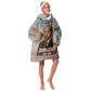John Lewis Kid Wearable Blanket Hoodie with Freedom Quote Graphic Civil Rights and Legacy Tribute - African Pride