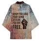 John Lewis Kimono with Freedom Quote Graphic Civil Rights and Legacy Tribute - African Pride