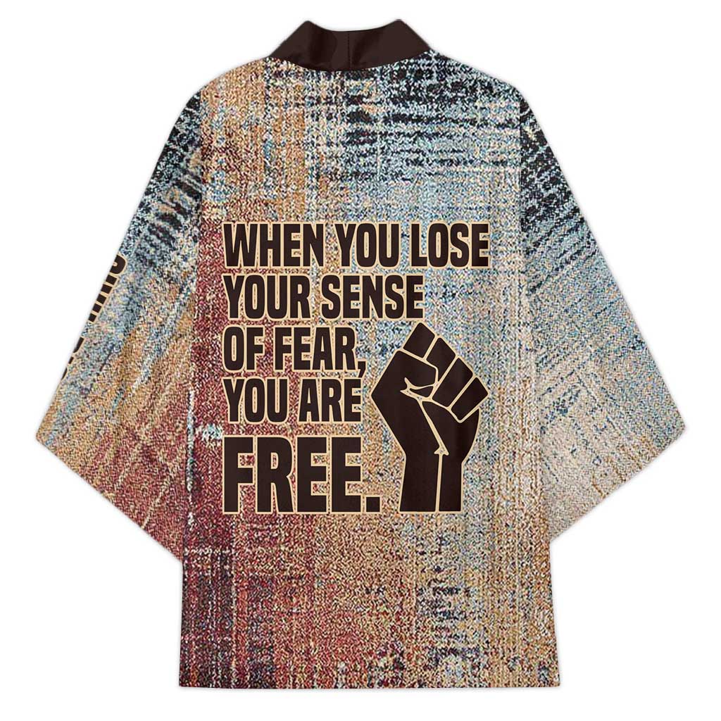 John Lewis Kimono with Freedom Quote Graphic Civil Rights and Legacy Tribute - African Pride