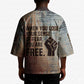John Lewis Kimono with Freedom Quote Graphic Civil Rights and Legacy Tribute - African Pride