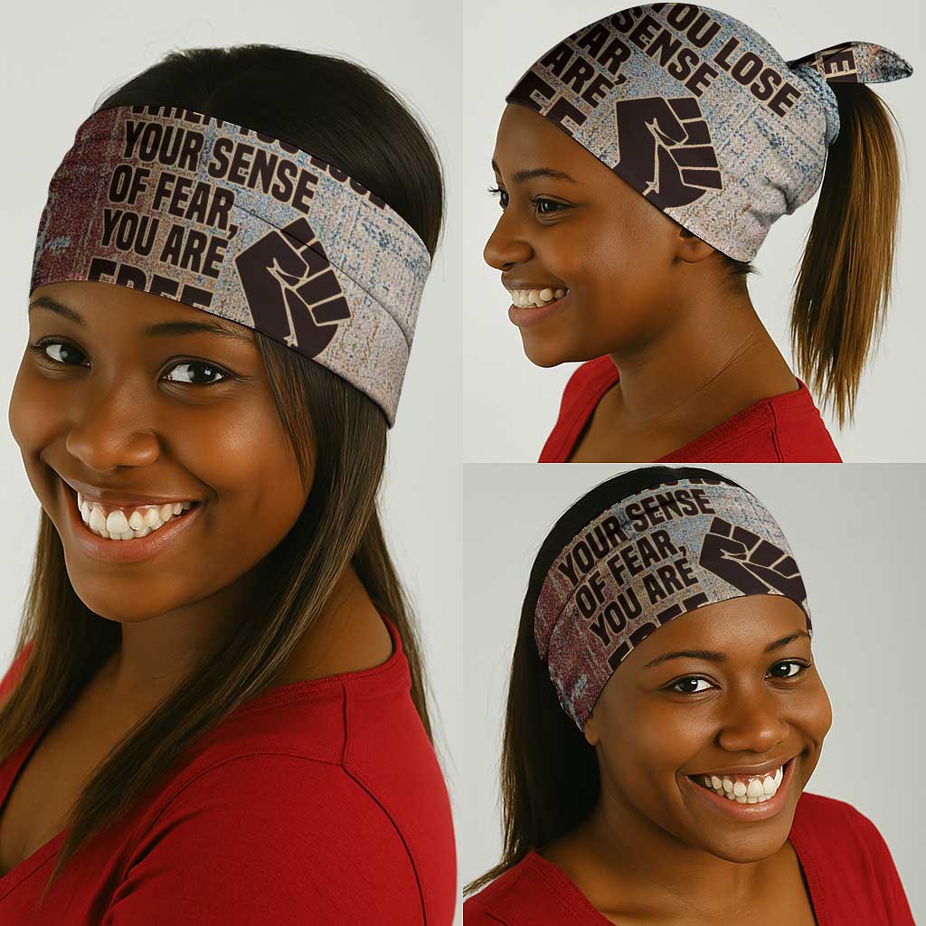 John Lewis Neck Gaiter with Freedom Quote Graphic Civil Rights and Legacy Tribute - African Pride