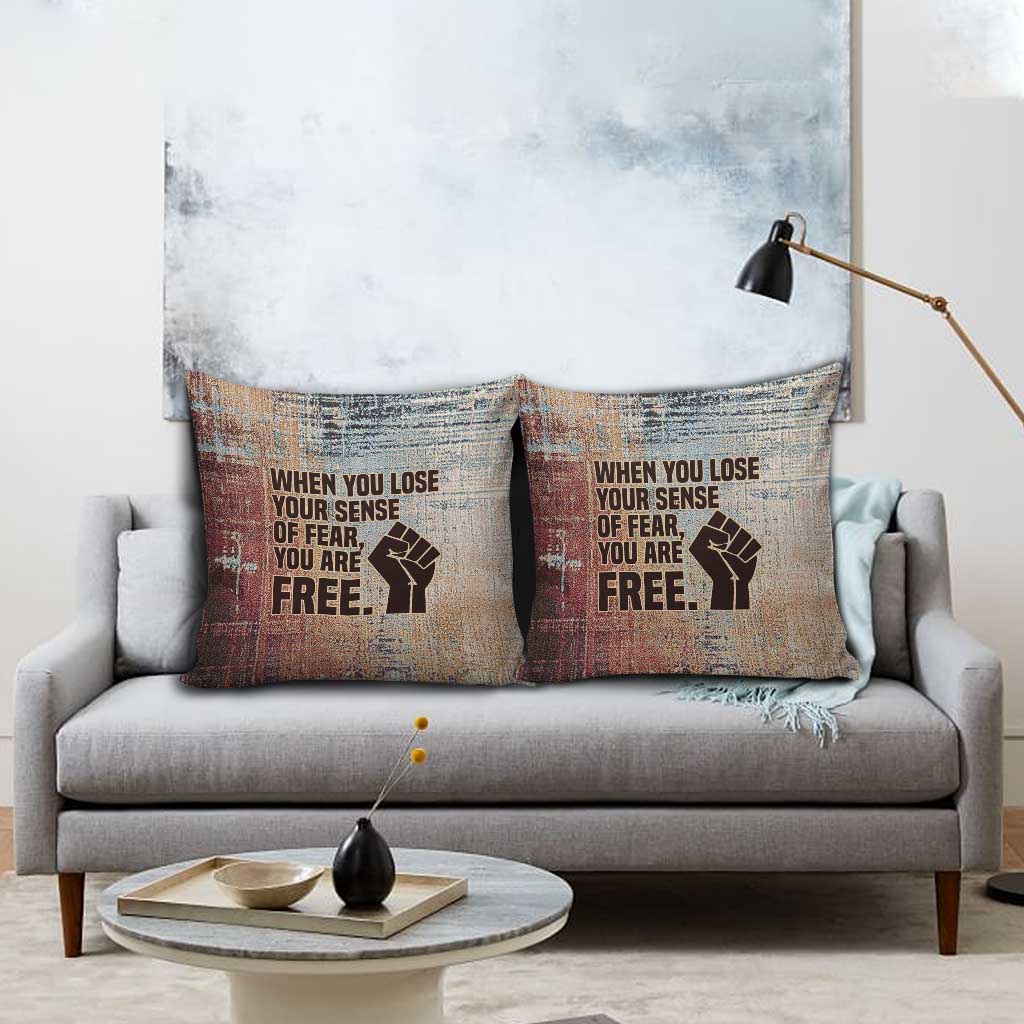 John Lewis Pillow Cover with Freedom Quote Graphic Civil Rights and Legacy Tribute - African Pride