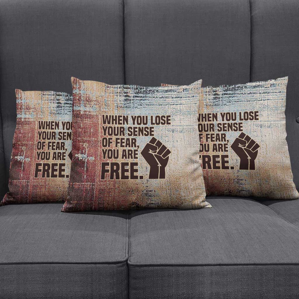 John Lewis Pillow Cover with Freedom Quote Graphic Civil Rights and Legacy Tribute - African Pride