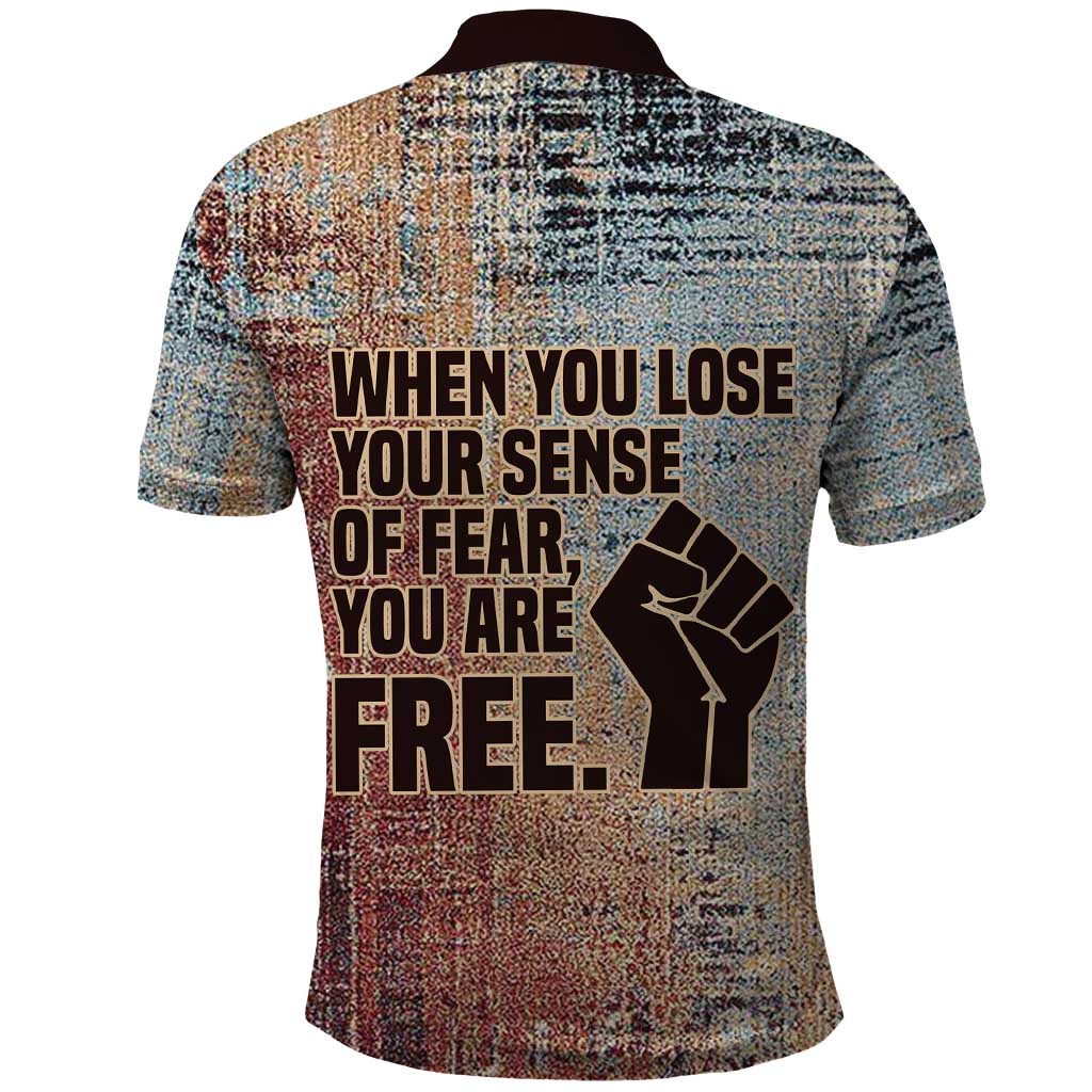 John Lewis Polo Shirt with Freedom Quote Graphic Civil Rights and Legacy Tribute - African Pride