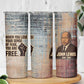 John Lewis Skinny Tumbler with Freedom Quote Graphic Civil Rights and Legacy Tribute - African Pride
