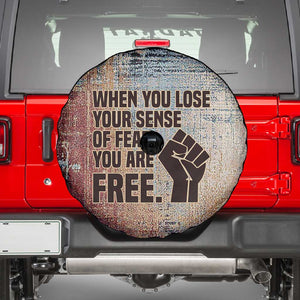 John Lewis Spare Tire Cover with Freedom Quote Graphic Civil Rights and Legacy Tribute - African Pride
