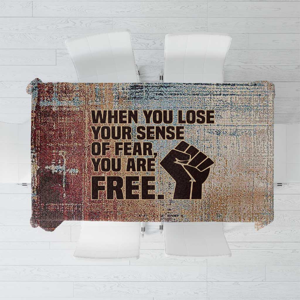 John Lewis Tablecloth with Freedom Quote Graphic Civil Rights and Legacy Tribute - African Pride