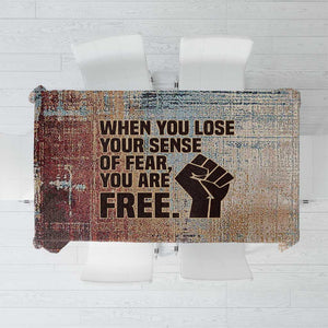 John Lewis Tablecloth with Freedom Quote Graphic Civil Rights and Legacy Tribute - African Pride