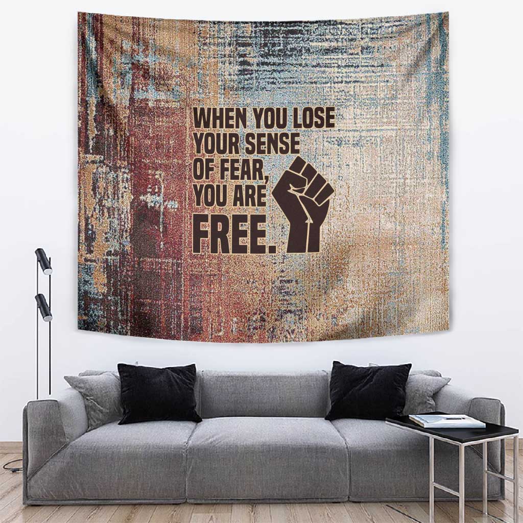 John Lewis Tapestry with Freedom Quote Graphic Civil Rights and Legacy Tribute - African Pride