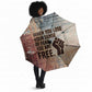 John Lewis Umbrella with Freedom Quote Graphic Civil Rights and Legacy Tribute - African Pride